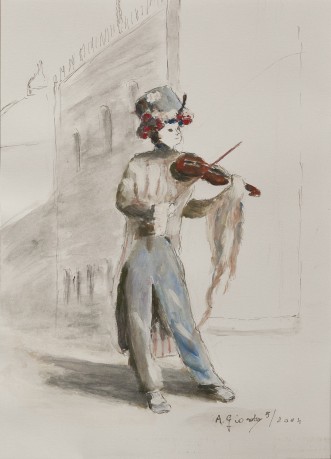 Violinista a carnevale